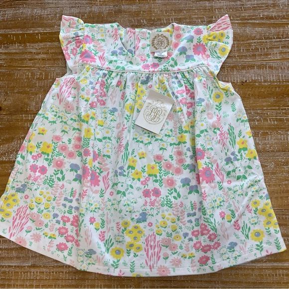 The Beaufort Bonnet Company Other - NWT BEAUFORT BONNET DOWELL DAY TOP KIDS GIRLS SIZE 10 SPRING FLOWERS